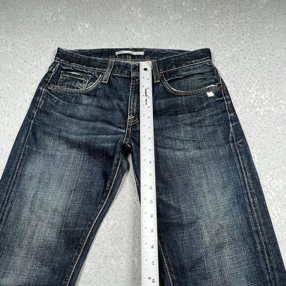 Vince Jeans Mens Size 30 Blue Distressed Straight Leg Denim USA Classic Pockets - Picture 6 of 11
